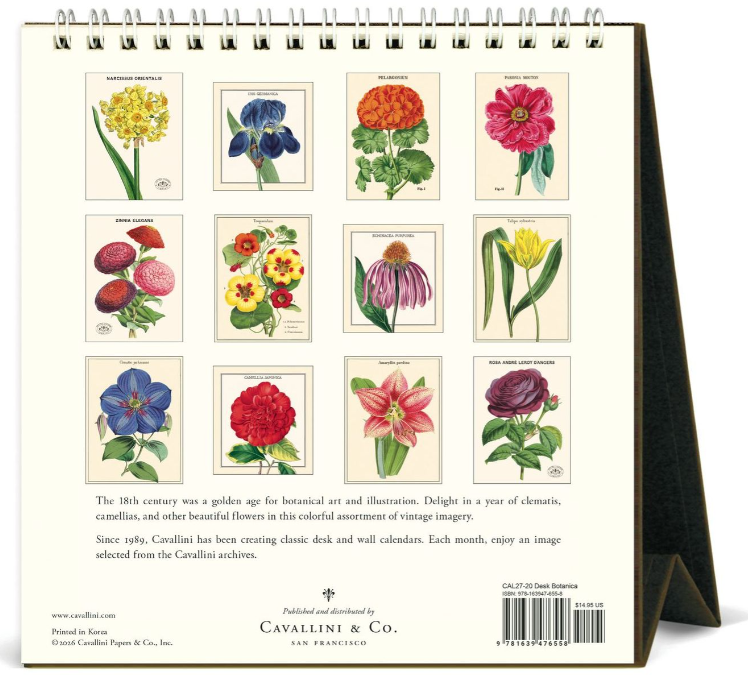 Botanica Desk Calendar 2027