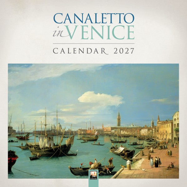 Canaletto in Venice Wall Calendar 2027 - Flame Tree Publishing