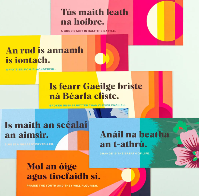 Clever Irish Proverb Bookmark Set - Pawpear