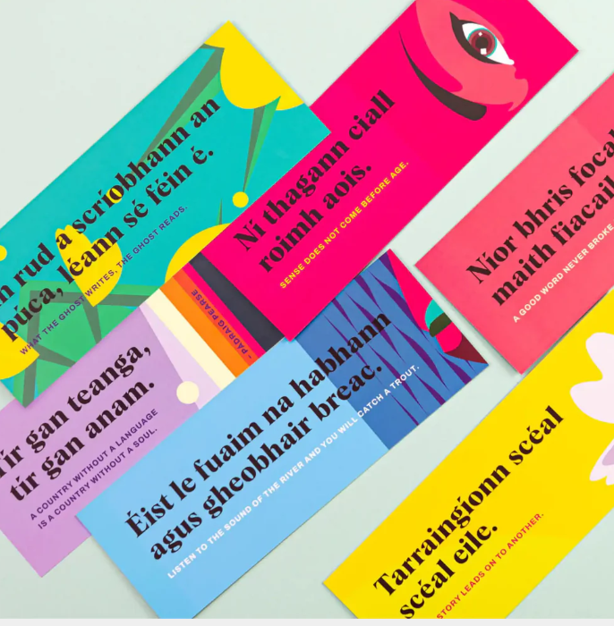 Language Irish Proverb Bookmark Set - Pawpear