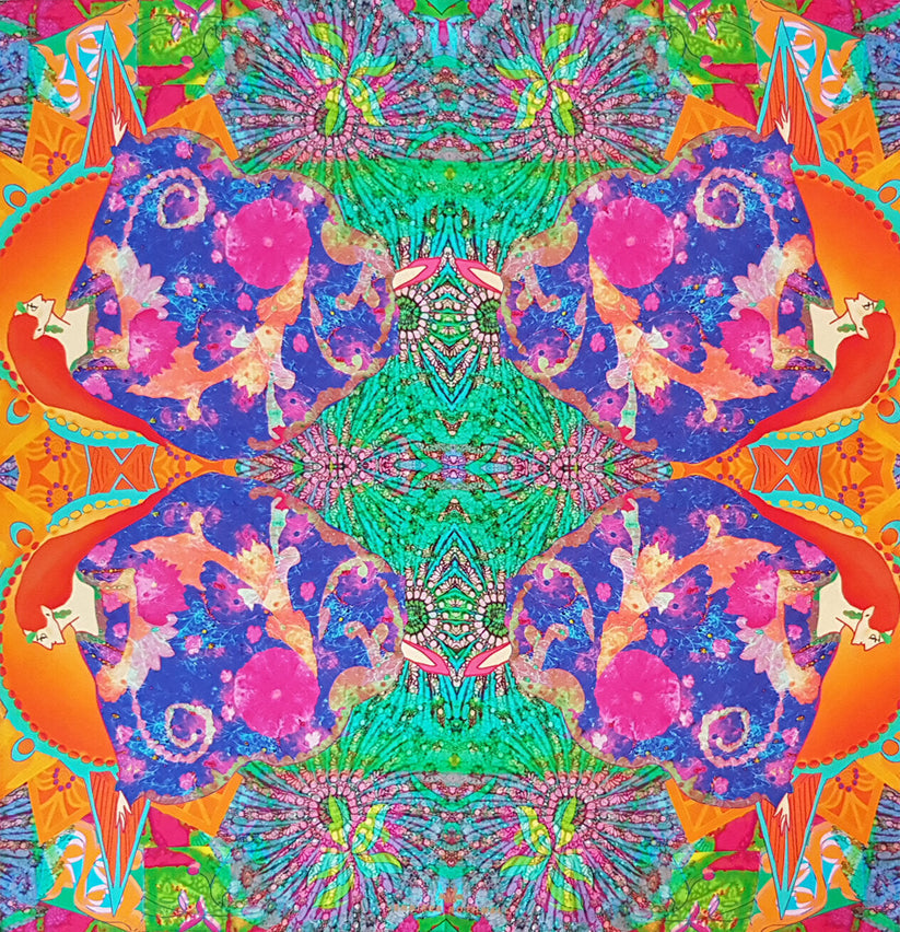 Mist and Moonshine Scarf 54 x 145 cm