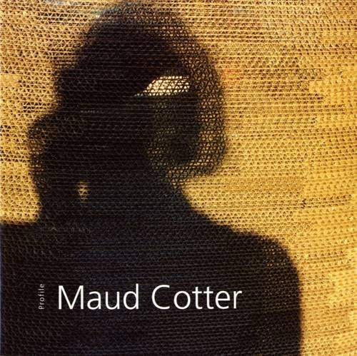 Tiny pieces of glass make up a textured panel of yellow with a black silhouette of a person from the shoulders up. The title is in the bottom left in thin, white letters.