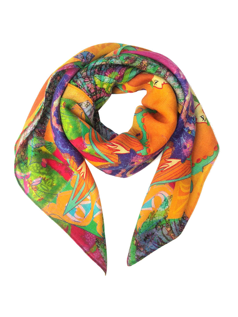 Mist and Moonshine Scarf 54 x 54