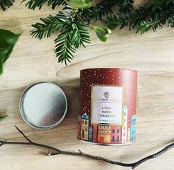 A Very Merry Christmas Tin Candle