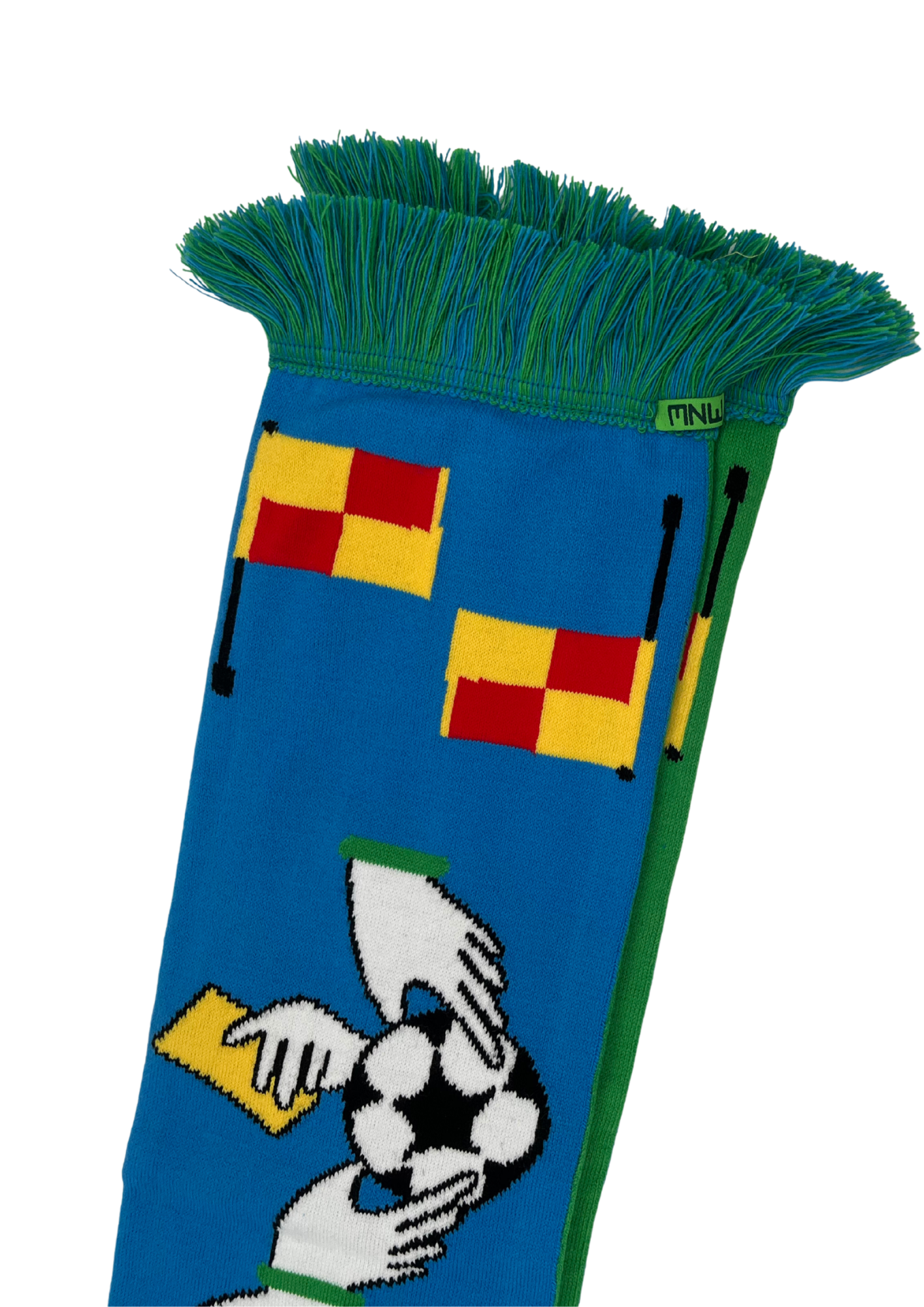 Handball Claddagh Scarf Green and Blue