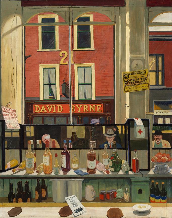 Davy Byrne's Pub, Dublin, from the Bailey Print