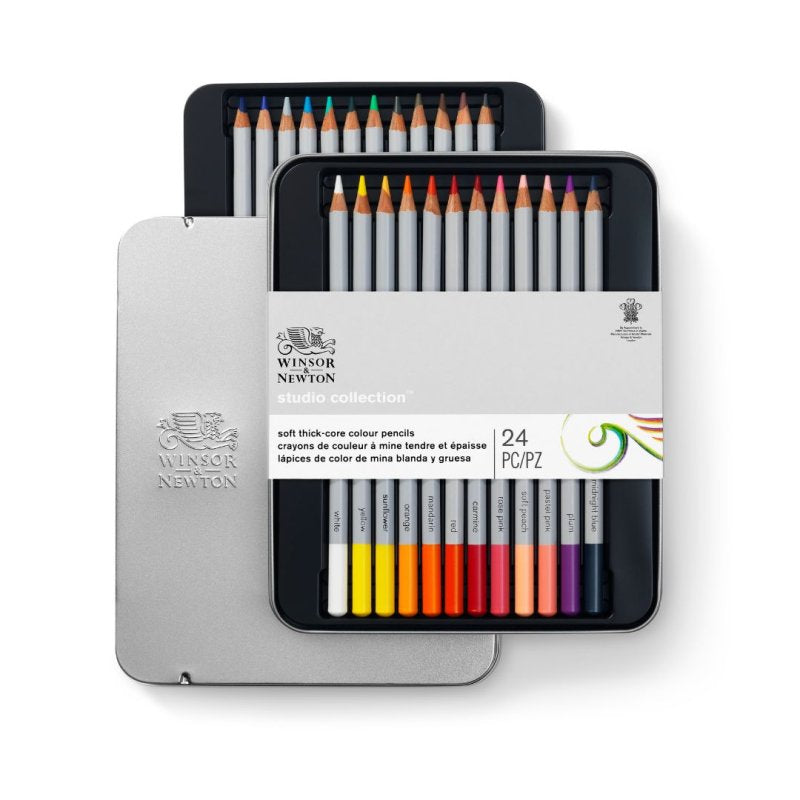 24 ct Coloured Pencil Tin