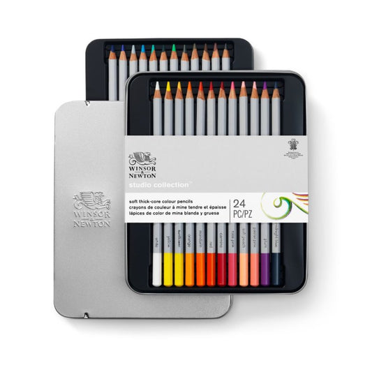 24 ct Coloured Pencil Tin