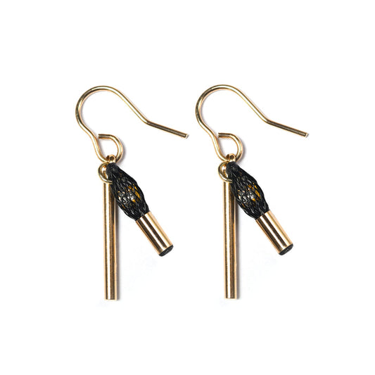 Delicat Topaz Gold Earrings