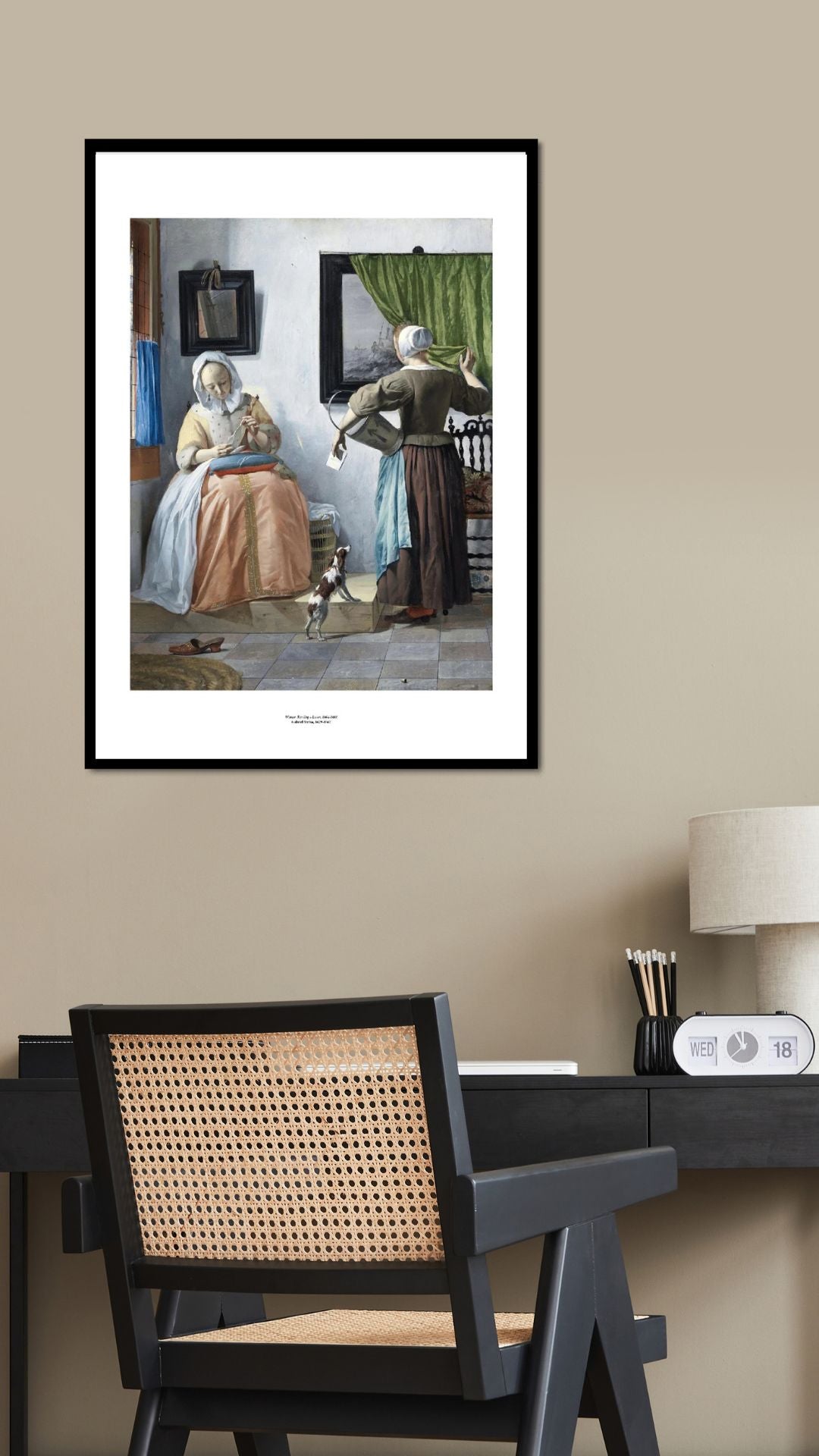 Metsu, Woman Reading a Letter Art Print