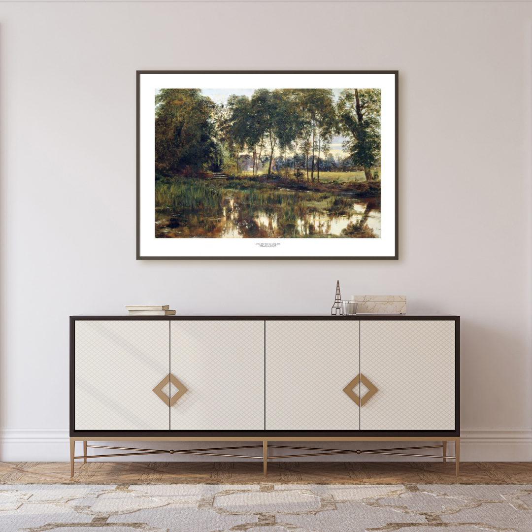 Davis, A View of Rye Water near Leixlip Art Print