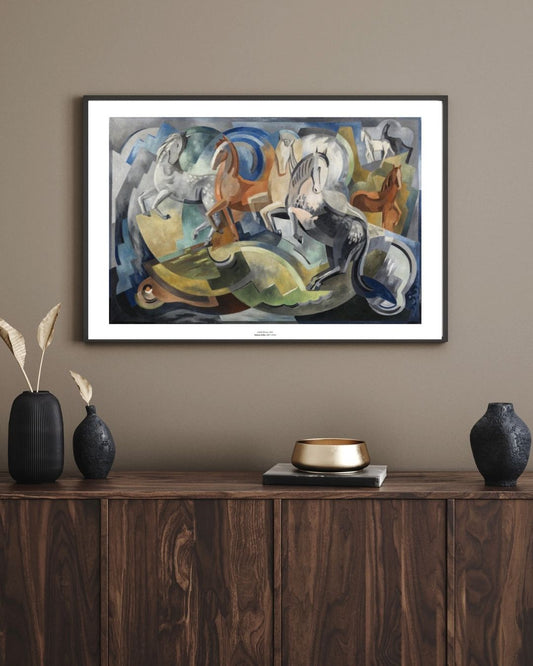 Jellett, Achill Horses Art Print