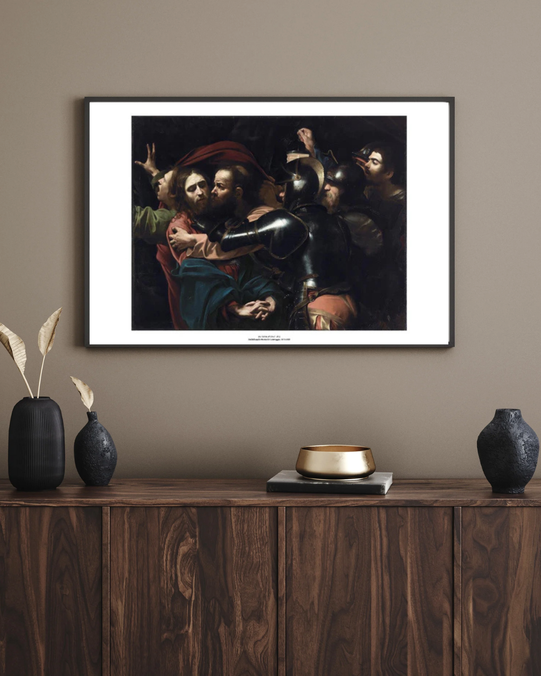 Caravaggio, The Taking of Christ Art Print