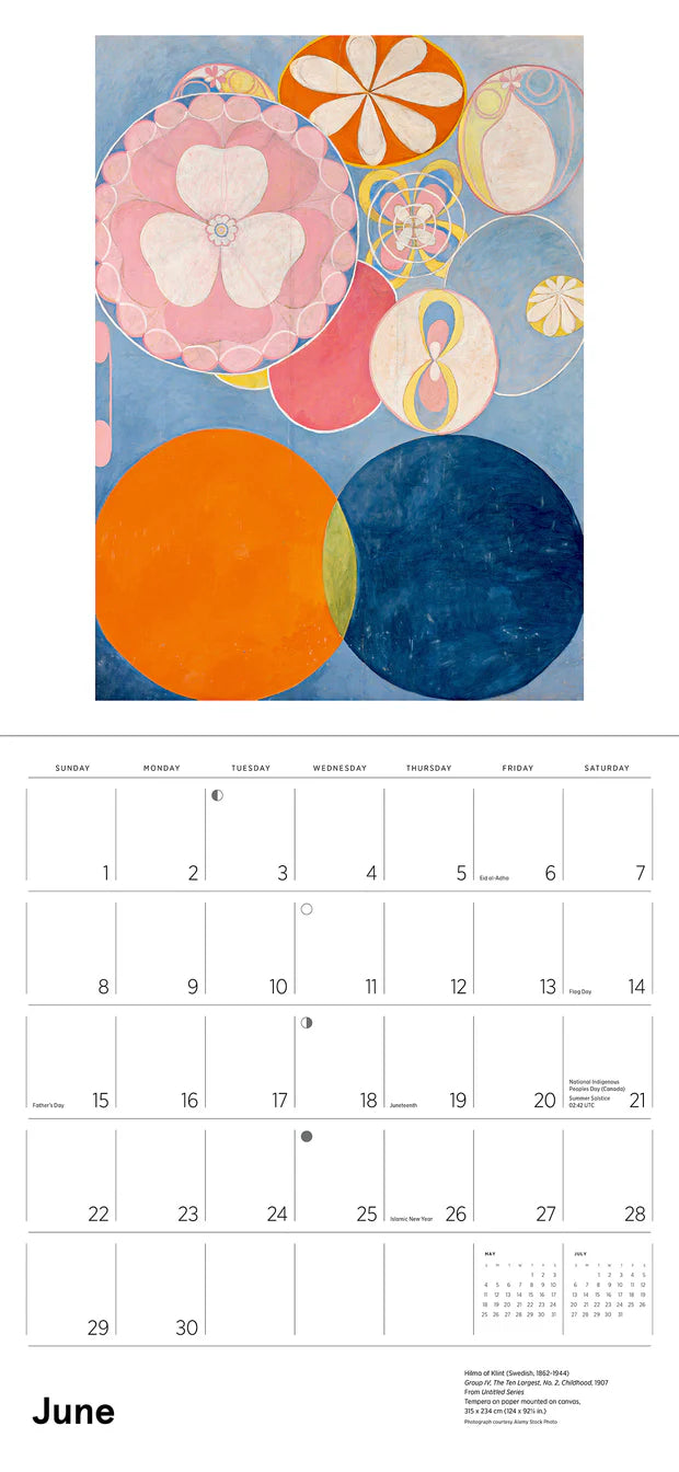 Hilma af Klint: Original Abstraction 2025 Wall Calendar