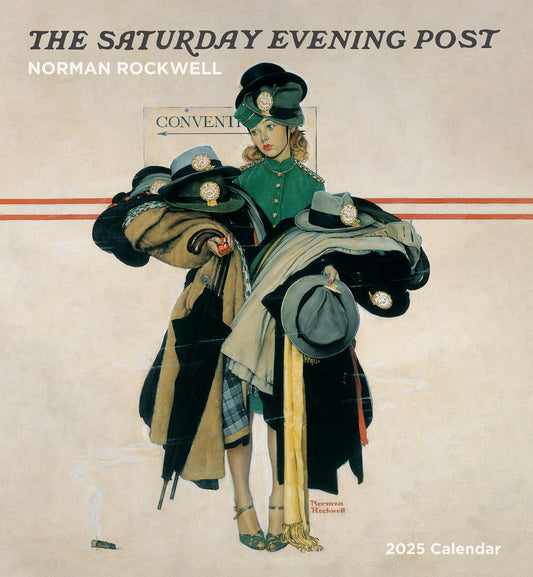 Norman Rockwell: The Saturday Evening Post 2025 Wall Calendar