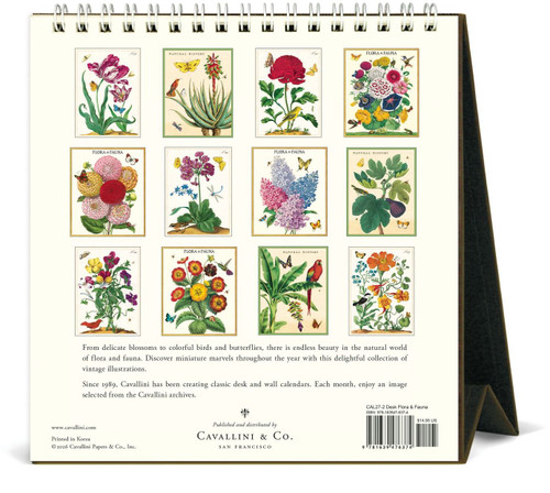 Flora & Fauna Desk Calendar 2027