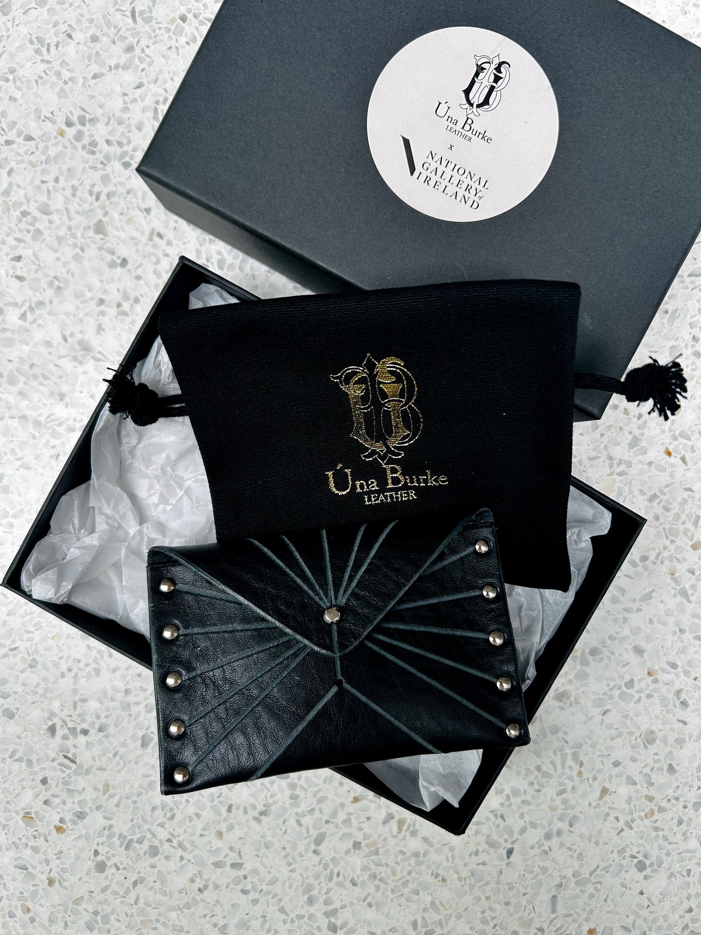 Black & Silver WB Purse - Una Burke