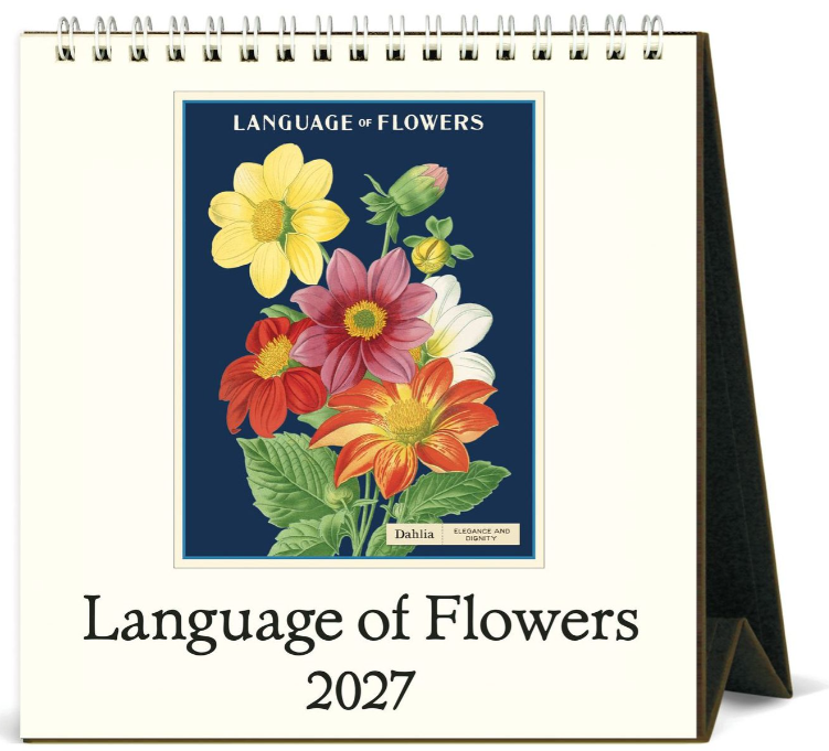 Language of Flowers Desk Calendar 2027