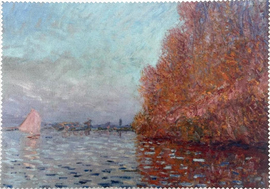 Argenteuil Basin with a Single Sailboat Lens Cloth