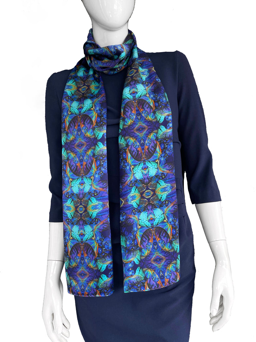 Luna Silk Scarf 32 cm x 200 cm