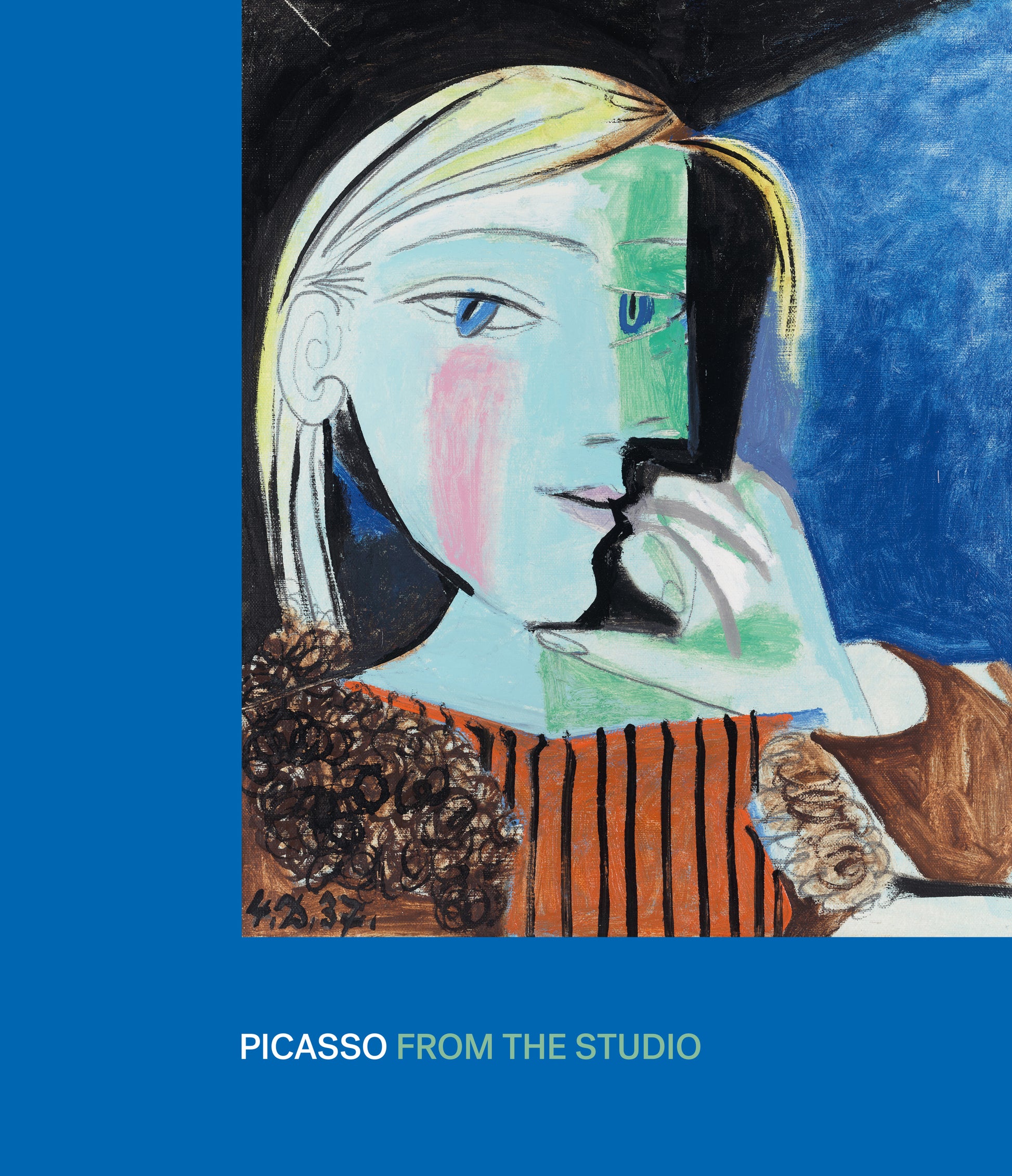 Catalogue cover featuring the Picasso artwork Portrait of Marie-Thérèse