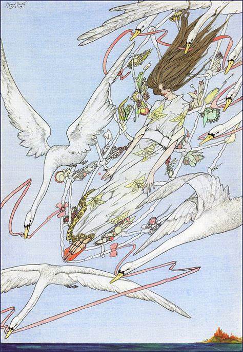 Wild Swans Large Art Print
