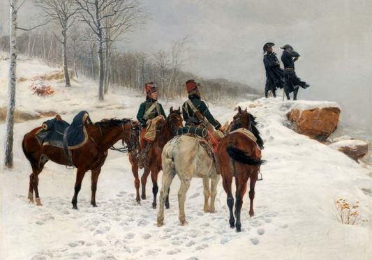 Cavalry in the Snow Christmas Card Pack