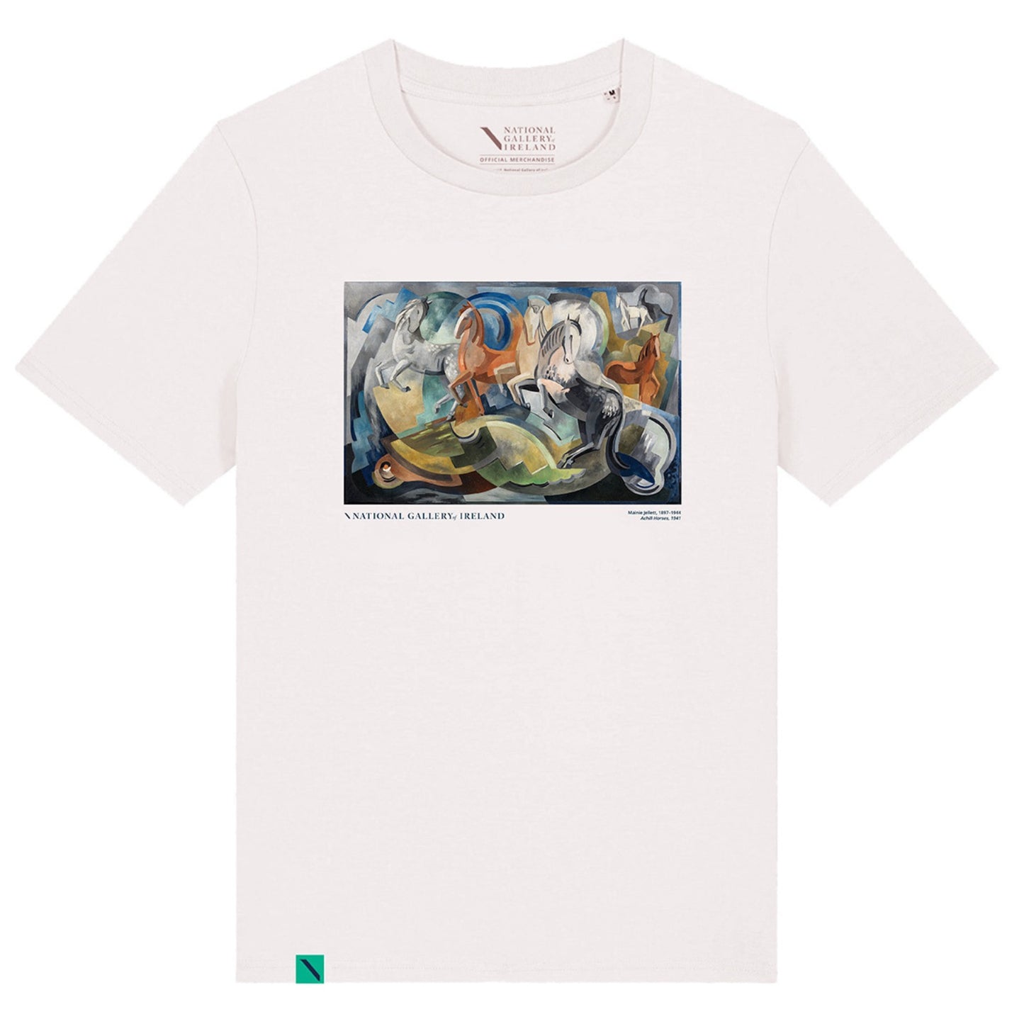 Achill Horses Vintage White T-Shirt