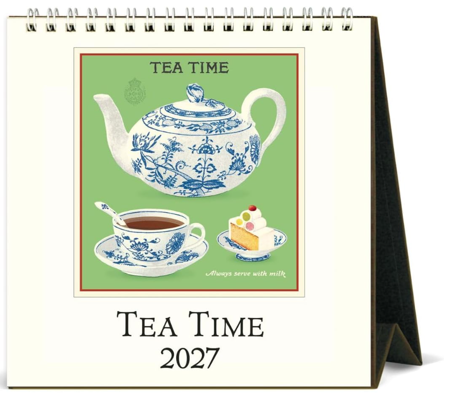 Tea Time Desk Calendar 2027