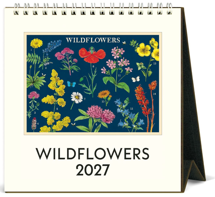 Wildflowers Desk Calendar 2027