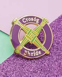 Crosóg Bhríde Brigid's Cross Pin - Nine Arrow