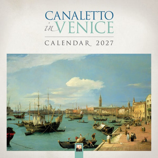 Canaletto in Venice Wall Calendar 2027 - Flame Tree Publishing