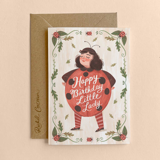 Little Lady Birthday Card - RACHELC
