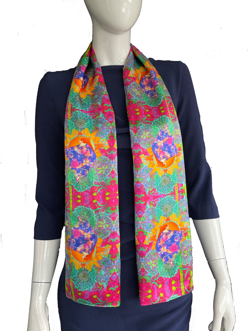 Mist and Moonshine Scarf 54 x 145 cm
